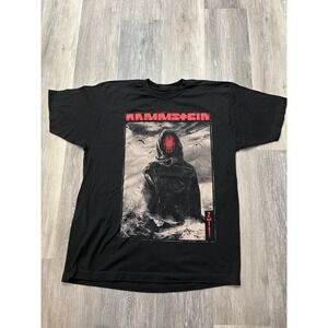 Rammstein Zeit Zeithuter Tour German Industrial T Shirt Full Print Black Size XL